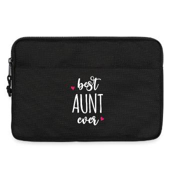 Beste Tante aller Zeiten - Laptoptasche 13" - Schwarz - Vorne