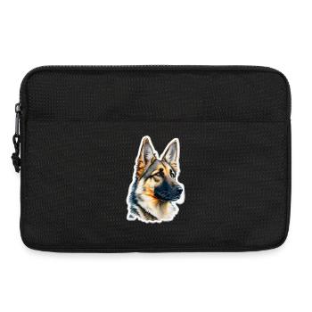 Berger allemand - Sacoche pour ordinateur portable 13 pouces - noir - Devant