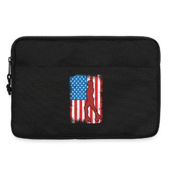 4 juillet Roller Skating USA - Sacoche pour ordinateur portable 13 pouces - noir - Devant
