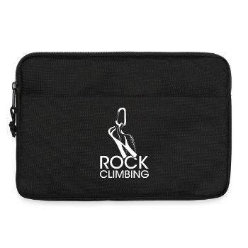 rock climbing klettern Kletterer Symbol Schuhe - Laptoptasche 13" - Schwarz - Vorne