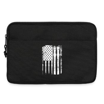 Flute U.S. Flag - Laptop bag 13" - black - Front
