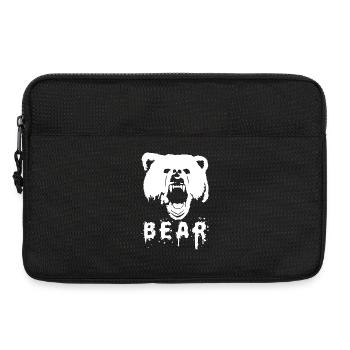 Bear - Laptop bag 13" - black - Front
