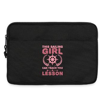 Fille de voile - Sacoche pour ordinateur portable 13 pouces - noir - Devant