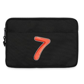 Sieben - Laptoptasche 13" - Schwarz - Vorne