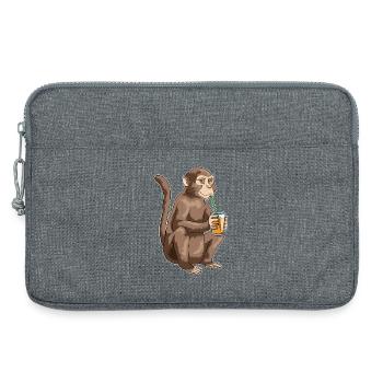 Jus de singe - Sacoche pour ordinateur portable 13 pouces - gris chiné - Devant