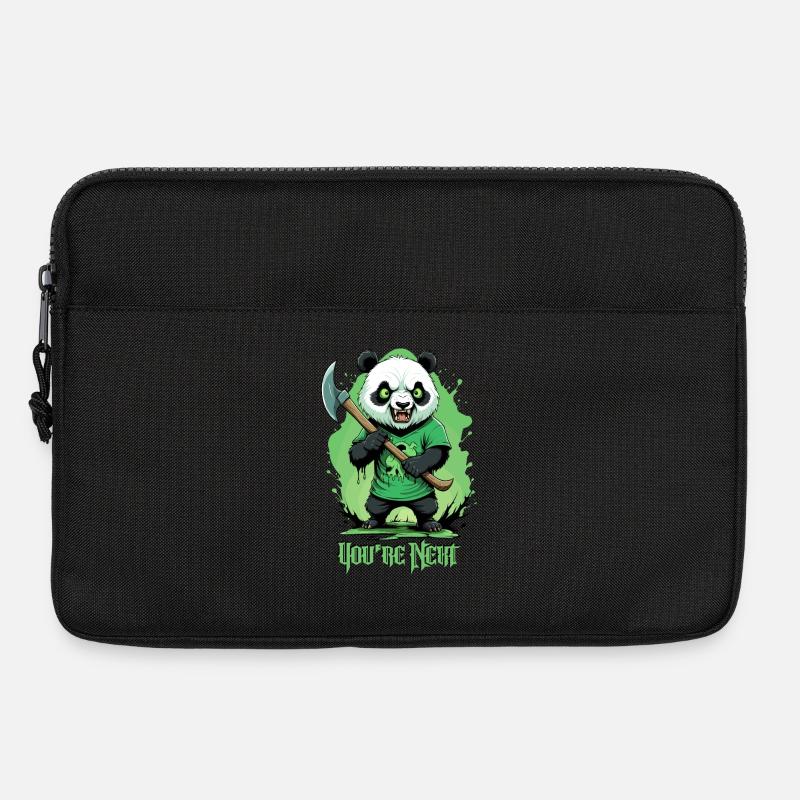 Zombie Panda - Laptoptasche 13" - Schwarz