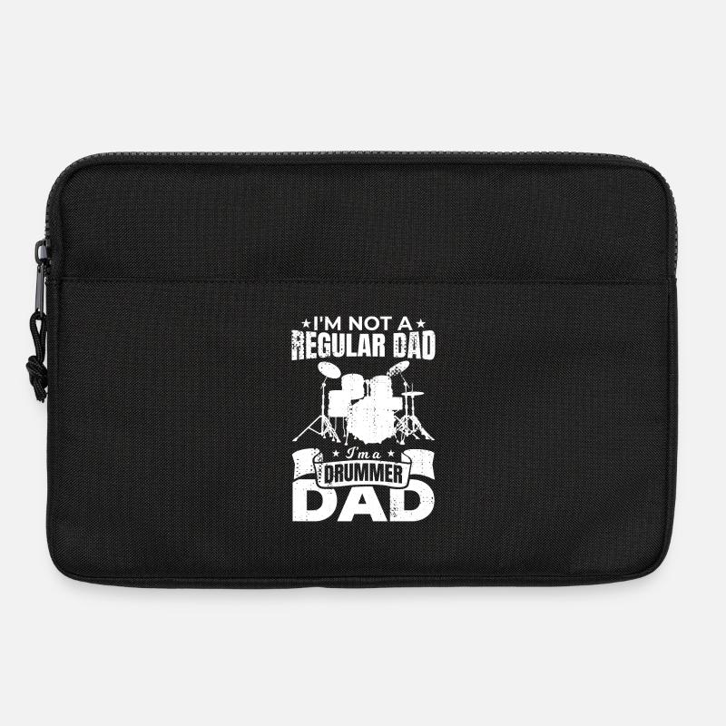 Ich bin ein Schlagzeuger Vater - Laptoptasche 13" - Schwarz