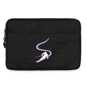Fun on the slopes Ski jumping Skiing Winter sports - Laptop bag 13" - black - Front