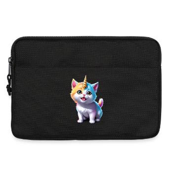 Unicorn Kitten - Laptop bag 13" - black - Front