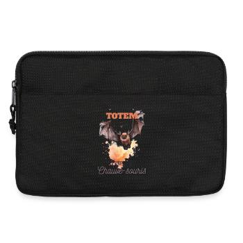 Mon animal totem c'est la chauve-souris - Sacoche pour ordinateur portable 13 pouces - noir - Devant