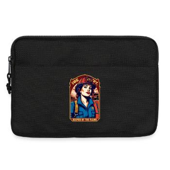 Femme Pompier - Sacoche pour ordinateur portable 13 pouces - noir - Devant