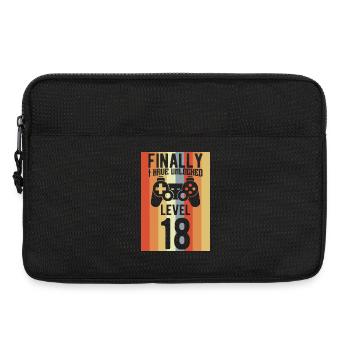 Level 18 Unlocked - Laptop bag 13" - black - Front