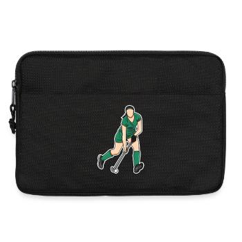 Hockey Femme - Sacoche pour ordinateur portable 13 pouces - noir - Devant