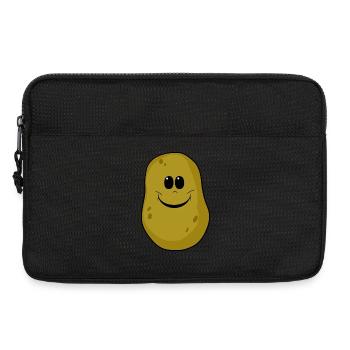 Carpe cuillère Pommes de terre - Sacoche pour ordinateur portable 13 pouces - noir - Devant