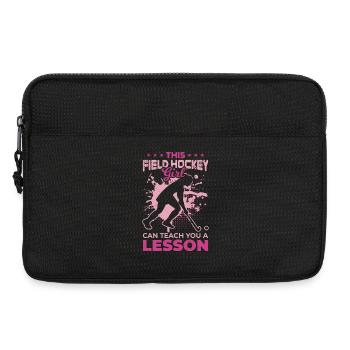 Field hockey player - Laptop bag 13" - black - Front
