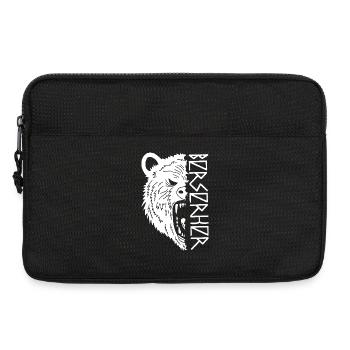 Guerrier ours blanc - Sacoche pour ordinateur portable 13 pouces - noir - Devant