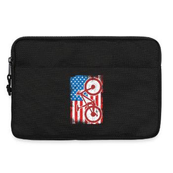 4 juillet USA VTT - Sacoche pour ordinateur portable 13 pouces - noir - Devant