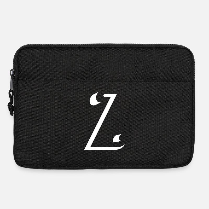 Letter Z, Name, der Buchstabe Z - Laptoptasche 13" - Schwarz