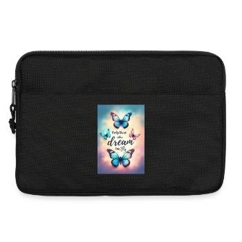 Rêver vous fait voler - Sacoche pour ordinateur portable 13 pouces - noir - Devant