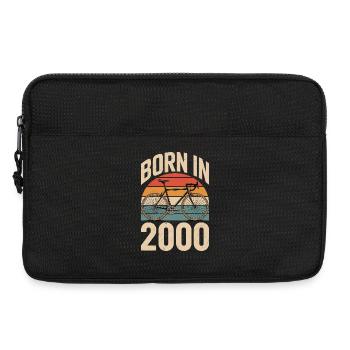 Retro-Radsport Geboren im Jahr 2000 - Laptoptasche 13" - Schwarz - Vorne