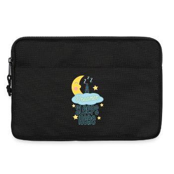 Schlafender Träumer Astronaut Design - Laptoptasche 13" - Schwarz - Vorne
