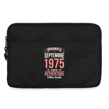 50. Jahrestag - Original - September 1975 - Laptoptasche 13" - Schwarz - Vorne