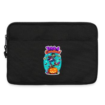 Trick 4 Candies Halloween Skateboard Tee - Sacoche pour ordinateur portable 13 pouces - noir - Devant