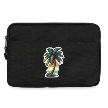 Palm tree - Laptop bag 13" - black - Front
