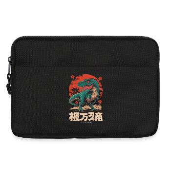 Retro Japanese Dinosaur - Laptop bag 13" - black - Front