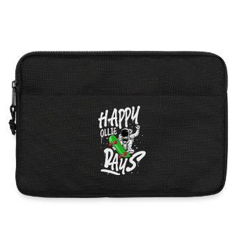 Skateboard Skate Skater - Laptoptasche 13" - Schwarz - Vorne