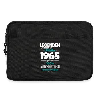 60e anniversaire - Les légendes ont été créées en octobre 1965 - Sacoche pour ordinateur portable 13 pouces - noir - Devant
