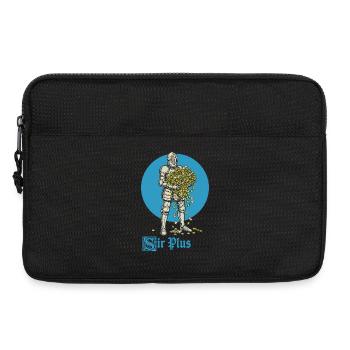 Sir Plus Knight Funny Renaissance Faire Men LARP - Laptoptasche 13" - Schwarz - Vorne