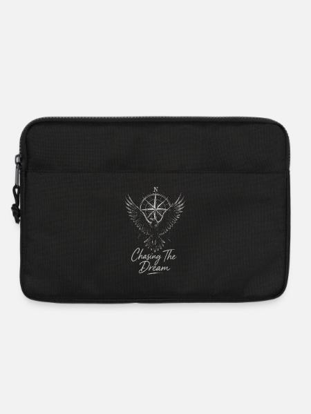 Traumjagd Kompassflügel - Laptoptasche 13" - Schwarz