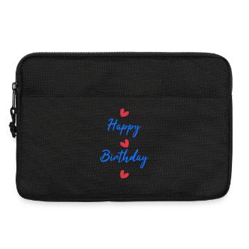 ALLES GUTE ZUM GEBURTSTAG. ALLES GUTE ZUM GEBURTSTAG. JAHRESTAG. - Laptoptasche 13" - Schwarz - Vorne