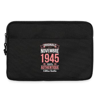 80th Anniversary - Original - November 1945 - Laptop bag 13" - black - Front