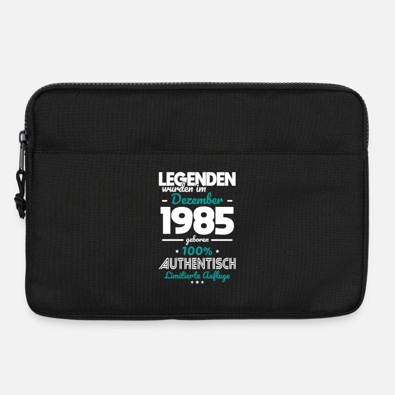 40. Geburtstag - Legenden wurden im Dezember 1985 - Laptoptasche 13" - Schwarz