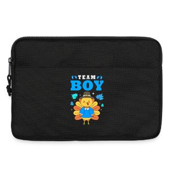 Thanksgiving Gender Reveal Werdende Mutter - Laptoptasche 13" - Schwarz - Vorne