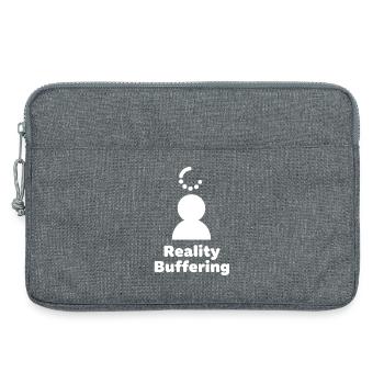 Realität Pufferung Icon - Laptoptasche 13" - Grau meliert - Vorne