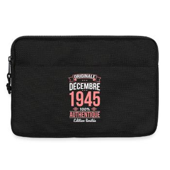 80th Anniversary - Original - December 1945 - Laptop bag 13" - black - Front