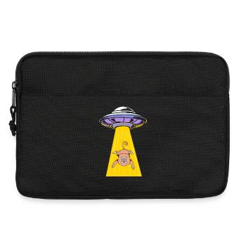 Pavian Primat Affe Affen Baboon - Laptoptasche 13" - Schwarz - Vorne