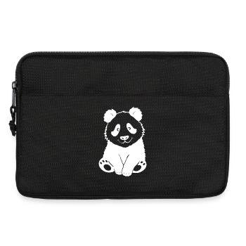 Bear Bear Panda Bear T-shirt Gift - Laptop bag 13" - black - Front