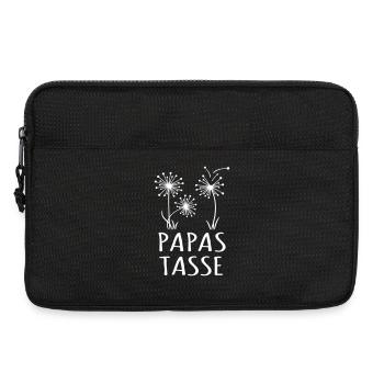 Papa Tasse Geschenk Vater Geschenkidee Papas Tasse - Laptoptasche 13" - Schwarz - Vorne