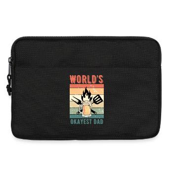Le meilleur (et peut-être le plus drôle) papa du monde - Sacoche pour ordinateur portable 13 pouces - noir - Devant