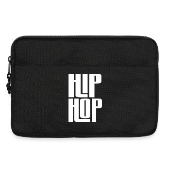 Typographie de blocs audacieux hip-hop - Sacoche pour ordinateur portable 13 pouces - noir - Devant
