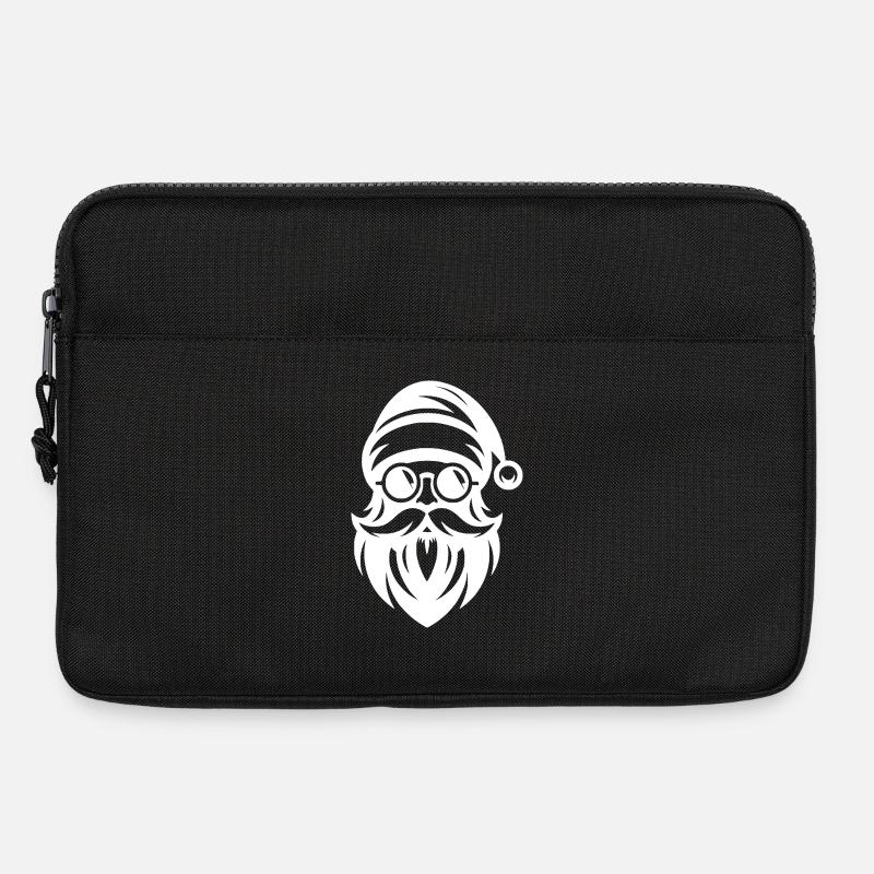 Ho Ho Hipster Weihnachtsmann Tattoo Style - Laptoptasche 13" - Schwarz