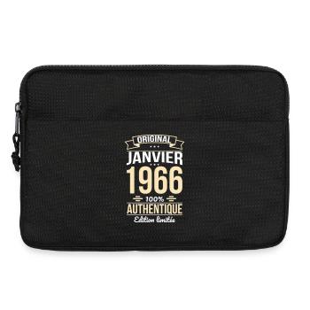 60-jähriges Jubiläum – Original – Januar 1966 - Laptoptasche 13" - Schwarz - Vorne