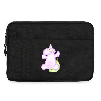 Einhorn - Laptoptasche 13" - Schwarz - Vorne