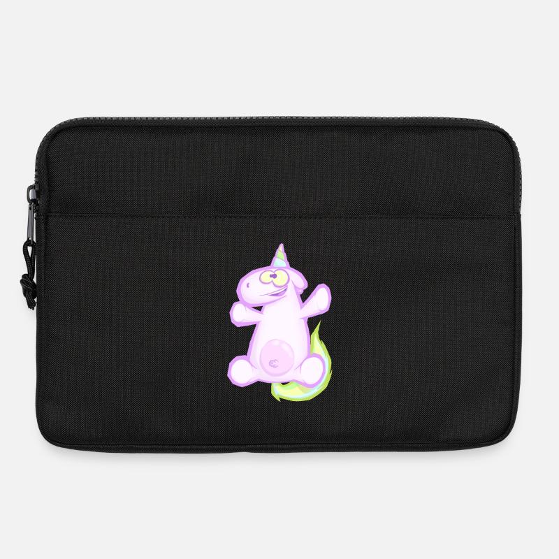 Einhorn - Laptoptasche 13" - Schwarz