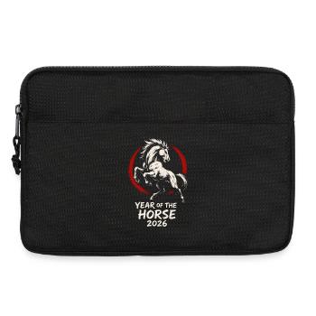 Year of the Horse 2026 Chinese New Year - Laptop bag 13" - black - Front