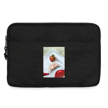 Strawberry Ginger Still Life - Laptop bag 13" - black - Front